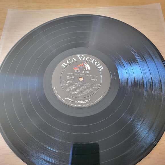 Hugo Montenegro Hang 'Em High Vinyl Record 1968 RCA Victor LSP-4022 Western LPC - Picture 8 of 9